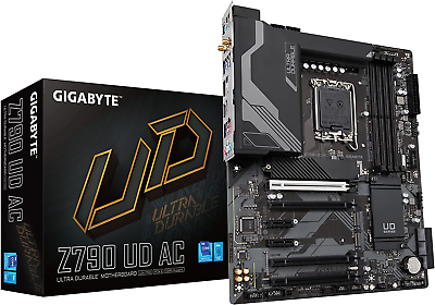 #ad Gigabyte Motherboard Z790 UD AC LGA 1700 Intel Z790 ATX DDR5 Triple M.2 Pc $258.33