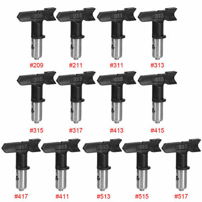 #ad 13pcs lots Airless Spray Gun Tips Nozzle for Paint Sprayer 211 517 Series Set $59.99