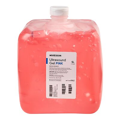 #ad McKesson Ultrasound Gel Pink 5 Liter Jug 4962 1 Each $26.99