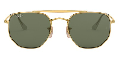 #ad Ray Ban The Marshal RB3648 Men Women Sunglasses Arista Frame G 15 Green Lens $182.00