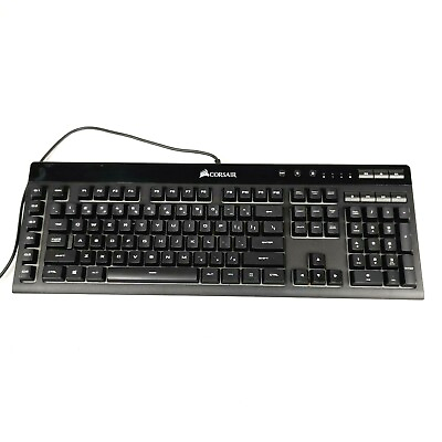 Corsair K55 CH9206015NA Wired RGB Backlit Gaming Full Keyboard Lighted USB $24.97