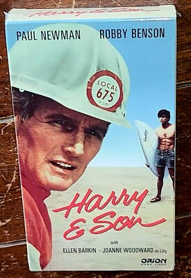 #ad Harry amp; Son VHS 1995 Orion Paul Newman Robbie Benson Morgan Freeman $13.17