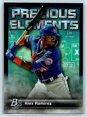 #ad Alex Ramirez 2023 Bowman Platinum Precious Elements New York Mets #PE 12 $3.79