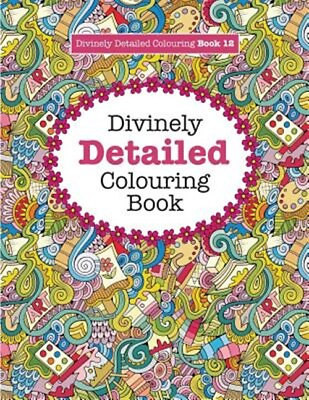#ad Divinely Detailed Colouring Book 12 Brand New Free shipping in the US $13.19