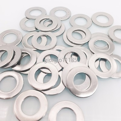 #ad US Stock 50pcs M12 12mm 304 Stainless Steel Metric Flat Washer Washers $14.87