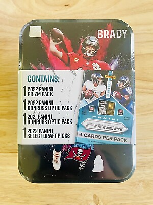 #ad 2023 Panini NFL Championship Collection Tin Prizm Select Optic Tom Brady $39.99