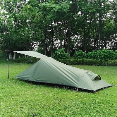 #ad Ultralight Camping Tent 1 Person Camping Tent Water Resistant Tent Sleeping Bag $189.58