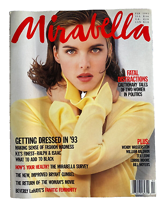 #ad Mirabella magazine February 1993 fashion women#x27;s beauty Susan Miner cover $9.99