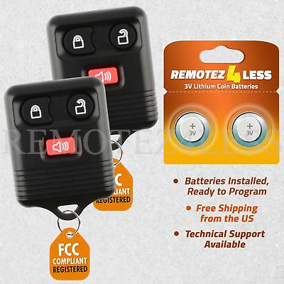 #ad 2 New 3B Replacement Keyless Entry Remote Key Car Fob for Ford Lincoln Mercury $6.95