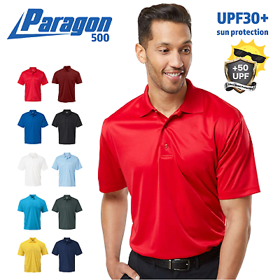 #ad Paragon 2022 Mens Short Sleeve Performance Polo Shirt 500 $18.76