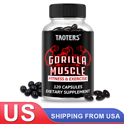 #ad Muscle Fitness and Exercise Supplement 120 Capsules $13.83