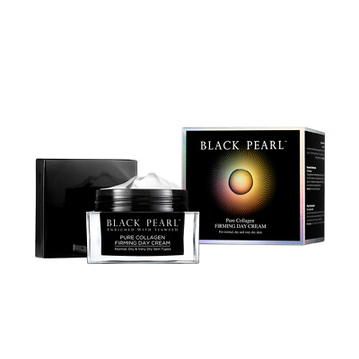 #ad Black Pearl Pure Collagen Firming Day Cream for All Skin Types 1.7 fl.oz 50 ml $75.00