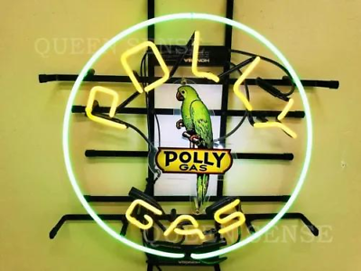 #ad Polly Gas Oil Gasoline Fuel 17quot;x17quot; Neon Light Lamp Sign Beer Wall Decor Display $130.79