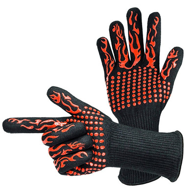 #ad 1pcs BBQ Grilling Cooking Gloves Extreme 932℉ Heat Resistant oven Welding Glove $30.77