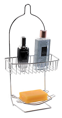 #ad Metal Wire Hanging Bathroom Shower Storage Rack $50.04