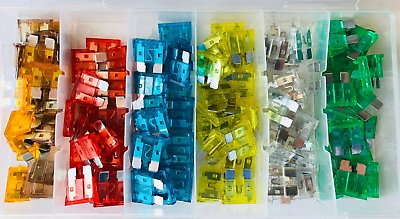 #ad 120 Assorted Car Truck Standard Fuses 57.51015202530 AMP $9.99