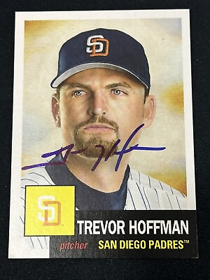 #ad 2023 Topps Living Set #632 Trevor Hoffman Signed Card Autographed Padres Auto $75.00