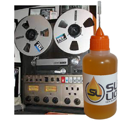 #ad Slick Liquid Lube Bearings 100% Synthetic Oil for Ampex or Any Tape Decks $9.97