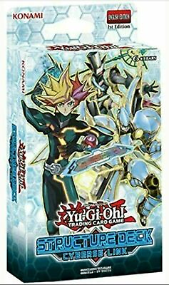 #ad *** CYBERSE LINK STRUCTURE DECK *** FACTORY SEALED WITH BOX YUGIOH $14.95