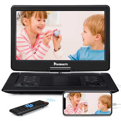 #ad 19quot; Portable DVD Player Full HD 16quot; Swivel Screen Rechargeable Battery 1080P USB $128.87