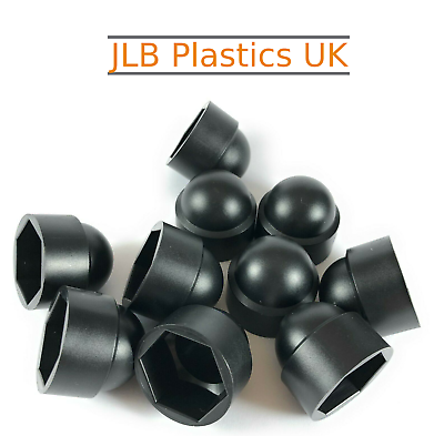 #ad M4 M5 M6 M8 M10 M12 M14 M16 M18 M20 Black Plastic Dome Nut Cap Bolt Safety Cover GBP 22.99