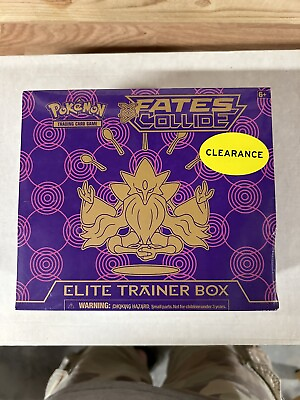 #ad Pokemon XY Fates Collide ETB Elite Trainer Box SEALED RARE Out of Print $298.00