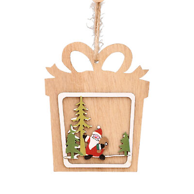 #ad Christmas Tree Pendant Delicate Hanging Design Snowflake Present Christmas Tree $7.13