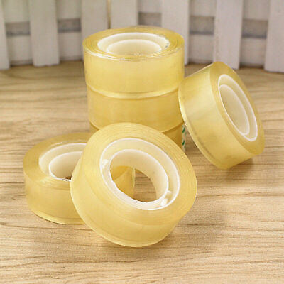 #ad 18mm Width Clear Transparent Tape Sealing Packing Stationery US $1.24