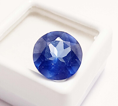 #ad AAA Natural Blue Sapphire 10.20 Ct Round Cut Loose Gemstone $26.39