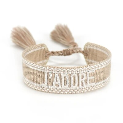 #ad JADORE Bohemian Fashion Embroidery Wrist Knitted Bracelet $12.95