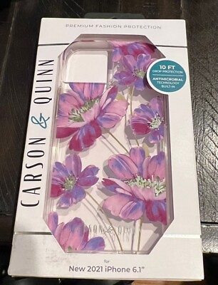 #ad NEW CARSON amp; QUINN CASE FOR IPHONE 13 6.1quot; Once in a Floral $11.99