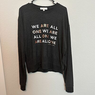 Spiritual Gangster Sweatshirt Pullover Crewneck We Are All One Size XL $28.00