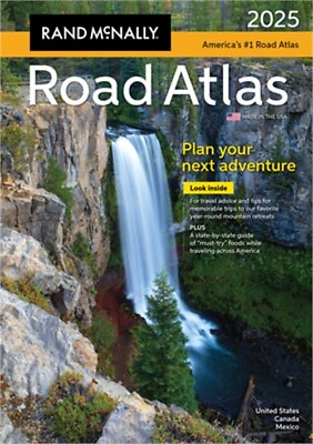 #ad Rand McNally 2025 Road Atlas Hardback or Cased Book $21.26