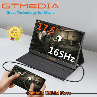 #ad GTMEDIA 2.5K 165Hz Portable Monitor 17.3quot; QHD Screen Gaming for Switch PS 4 5 $239.00