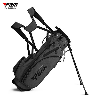#ad PGM Golf Stand Bag for Men with Insulated PVC Coating and Thermal Bag Grey Large $124.79