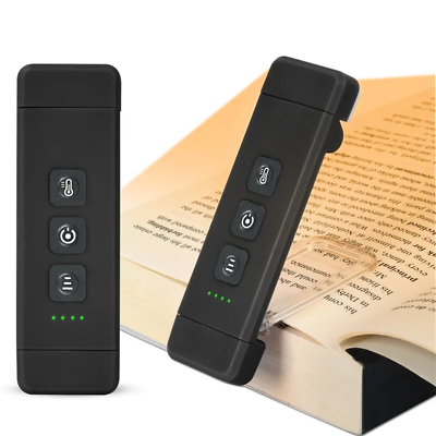 #ad Clip On Bookmark Book Light with Timer USB Rechargeable Reading Light Mini Led $19.00