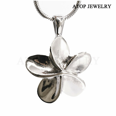 #ad NEW Flower Urn Necklace For Ashes Cremation Keepsake Memorial Pendant Jewelry $11.99