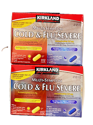 #ad Kirkland Cold Flu Severe 2 PACK $34.99