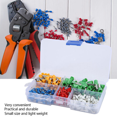#ad 400 Pcs Crimping Terminal Wiring Connector Insulated Connection Terminal $9.92