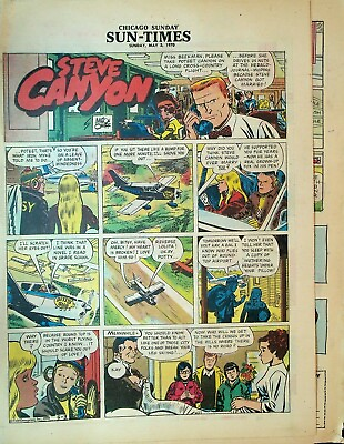 #ad Chicago Sunday Sun Times Comic Section May 3 1970 Steve Canyon Mary Worth $24.21
