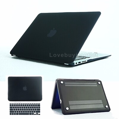 #ad Black Hard Rubberized Case Cover Keyboard Cover for Apple Macbook Air 11.6quot; $9.99