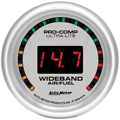 #ad AutoMeter for Ultra Lite 52mm Digital Wideband Air Fuel Ratio Street Gauge $265.18