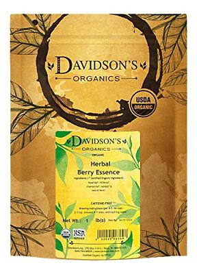 #ad Organics Herbal Berry Essence Loose Leaf Tea 16 Ounce Bag $18.31