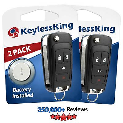 #ad 2 New Replacement Keyless Entry Car Remote Flip Key Fob Control for OHT01060512 $15.45