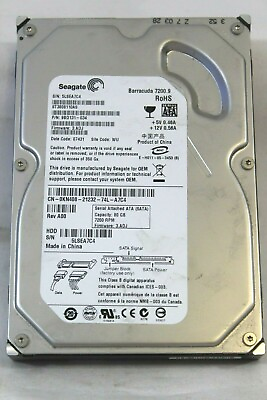 #ad Seagate Barracuda 7200.9 ST3808110AS 80GB HDD Tower Computer Hard Drive TESTED $9.75