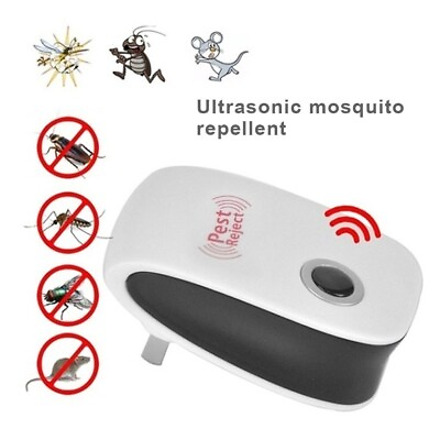 #ad Insect Pest Repeller Cockroach Spider Mosquitos Reject Ultrasound Device $9.79