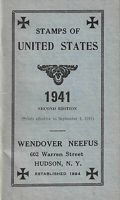 #ad Wendover Neefus United States Price List 1943 $12.00
