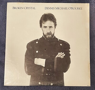 #ad 1981 Dennis Michael O#x27;Rourke Broken Crystal Album LP New Sealed Shrink $20.00