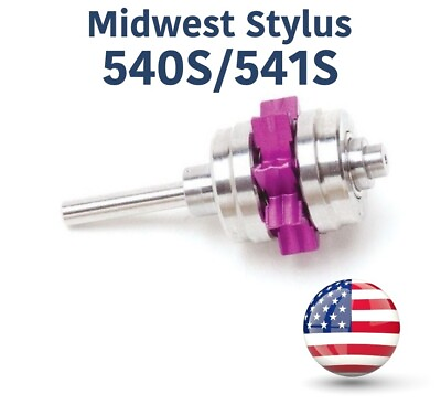 #ad Dentistry Midwest Stylus 540S 541S Push Button Ceramic Bearings MADE IN THE USA $60.55
