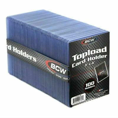 #ad #ad CASE 100ct 3quot; x 4quot; Clear Regular Standard Toploaders 1000 IN STOCK $69.79